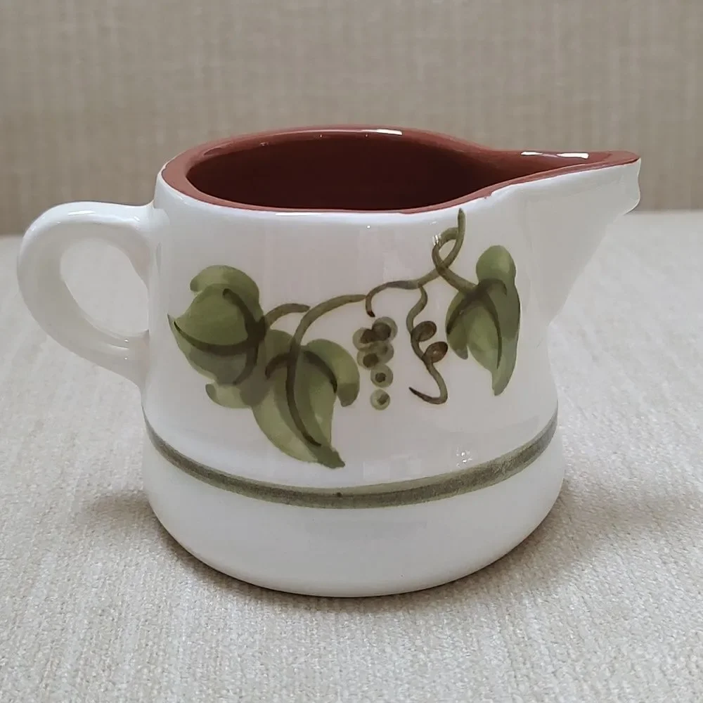 Stangl Pottery Creamer Golden Grape Pattern Vintage